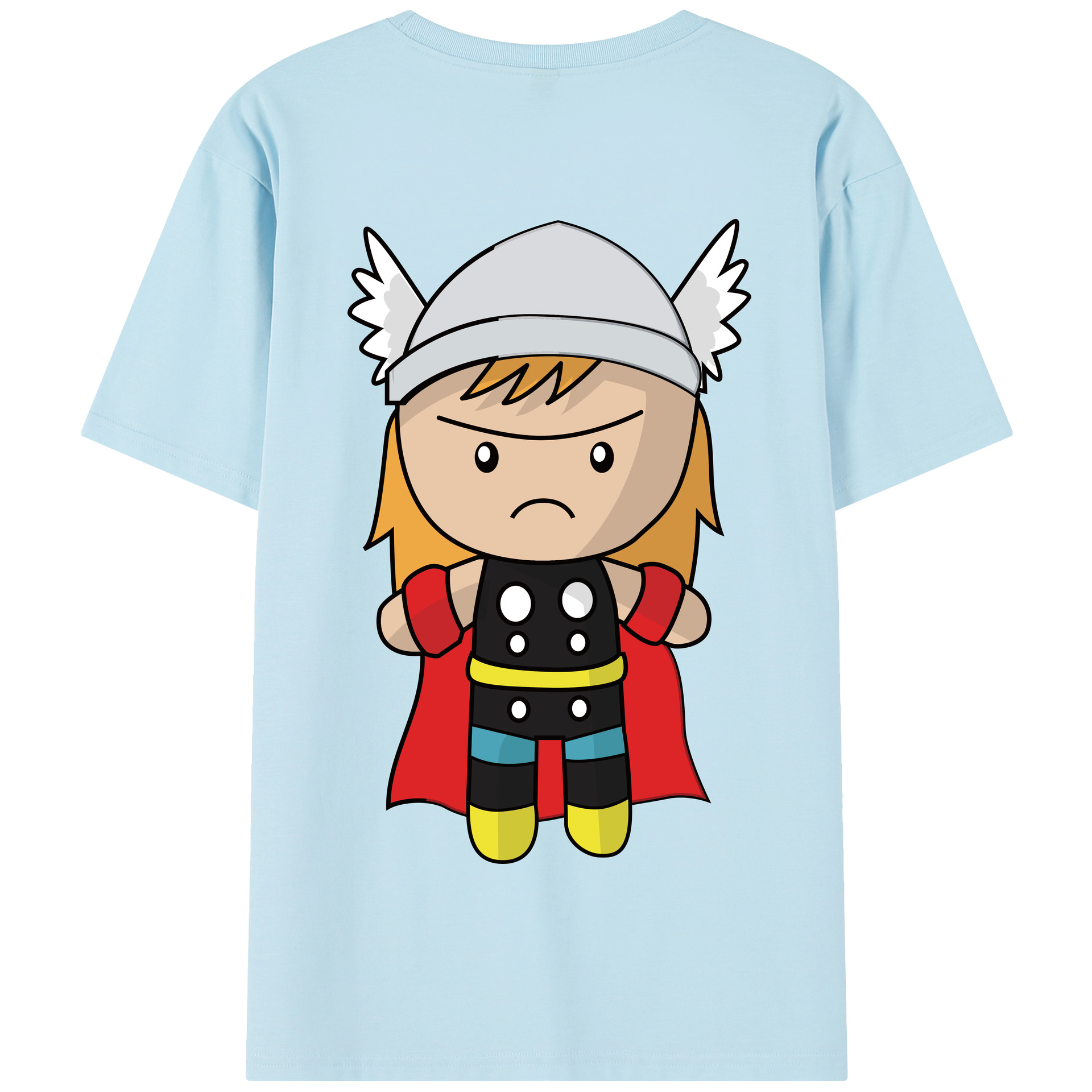 （画像用） アベンジャーズ The Avengers 綿100％半袖Tシャツ（背面プリント）